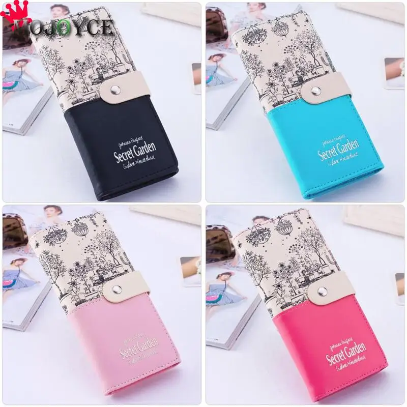 

2017 secret garden PU wallet women purse