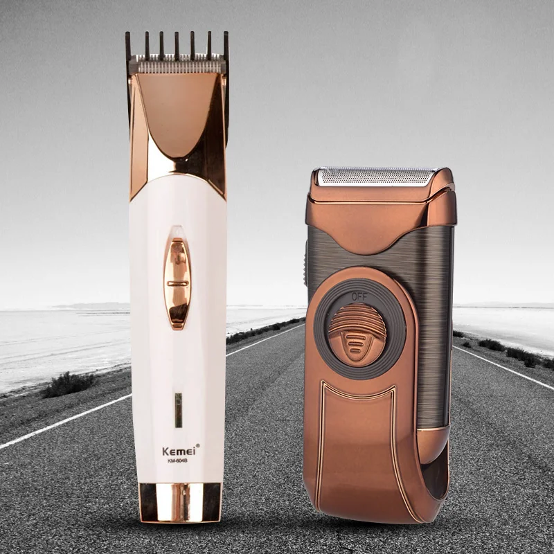 

Kemei 3D Single Blade Reciprocating Razor Electric Shaver For Men Rechargeable Beard Trimmer+Hair Clipper Hair Cutting Machine