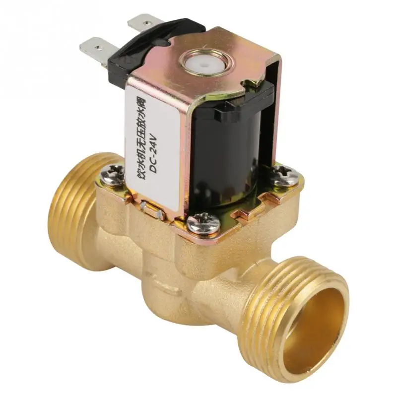 24 V BSPP G3/4 латунь N/C Электрический соленоид винт 2-ходовой клапан регулирования давления