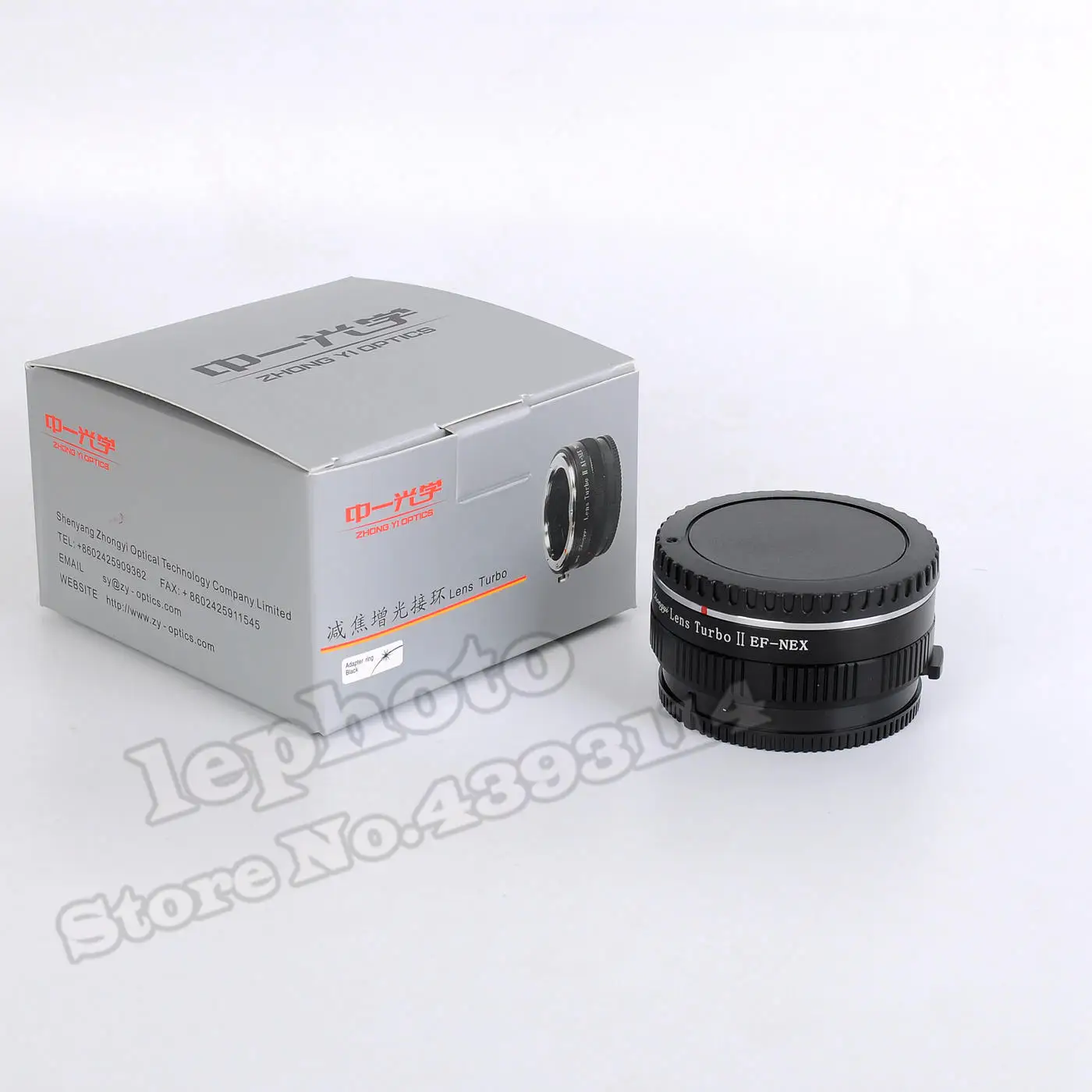 Zhongyi Объектив Turbo II фокусный редуктор усилитель адаптер для Canon EOS EF Крепление