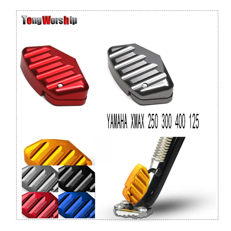 

For Yamaha XMAX 250 300 XMAX 400 125 X-MAX 250 X-MAX 300 X-MAX 125 2017 2018 kickstand side stand enlarger column auxiliary seat