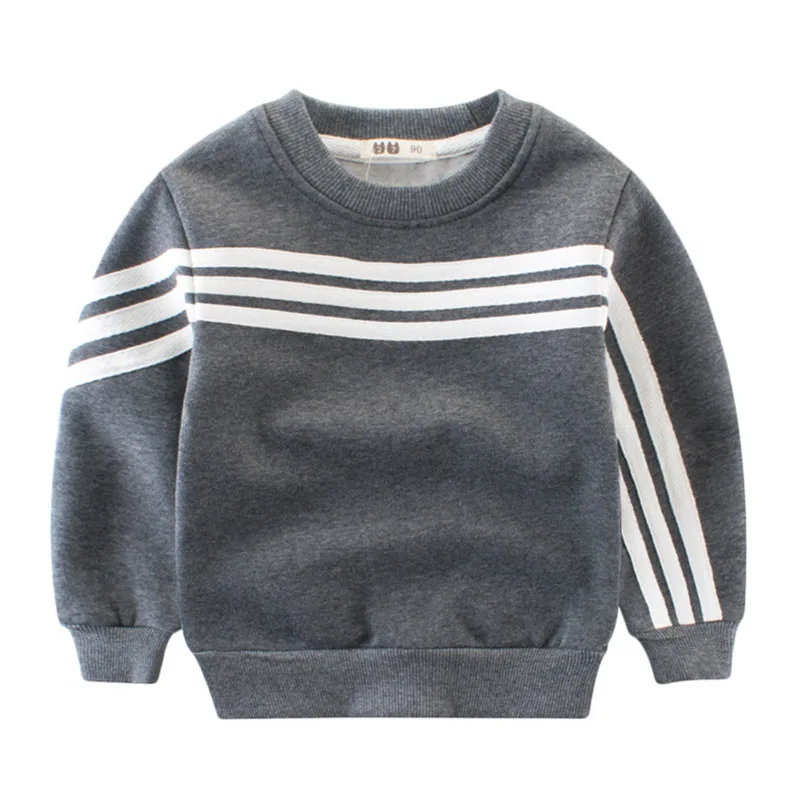 

2-10Y Kids Thick Sweatshirt Boys Warm Outwear Long Sleeve Tops Tee Enfant Clothes Autumn Winter Children Baby Boys T Shirts