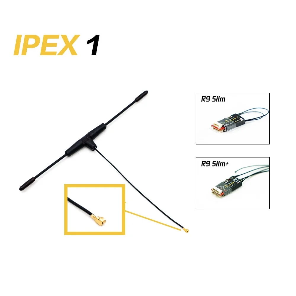 FrSky 900 МГц Ipex1 дипольная T антенна для R9 Slim и + приемник | Игрушки хобби