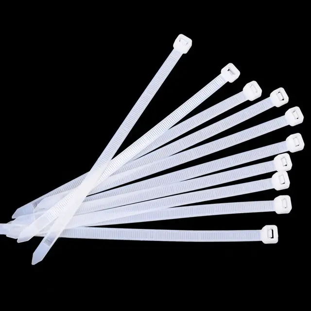 Standard self locking type nylon tie band 6*400mm Harness cord Fixed