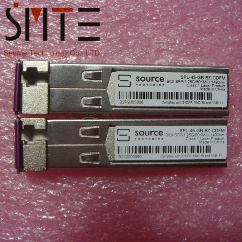 

Source SPL-45-GB-BZ-CDFM BIDI-SFP-1.25G-80KM-U 1490NM fiber optical transceiver