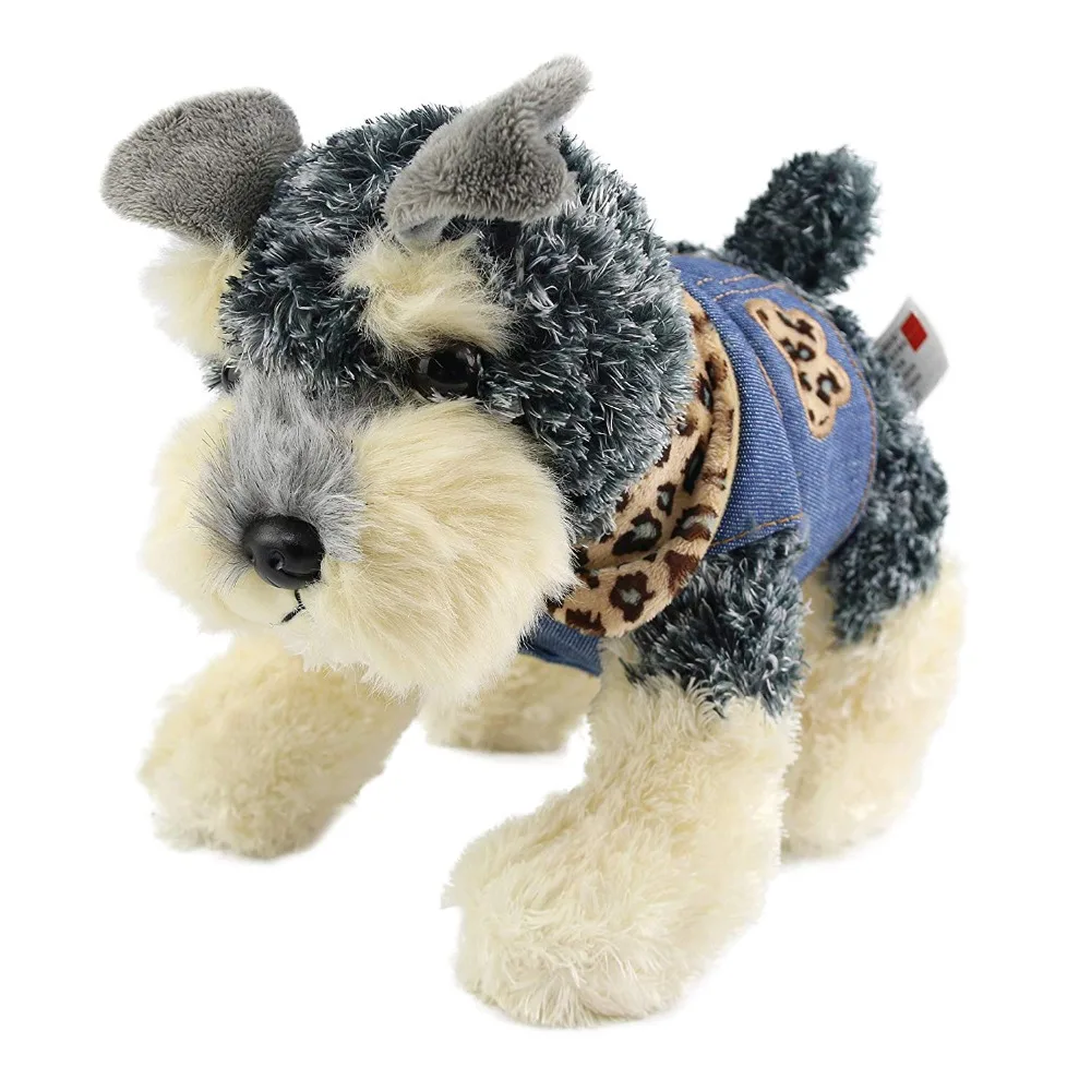 miniature schnauzer plush stuffed animal