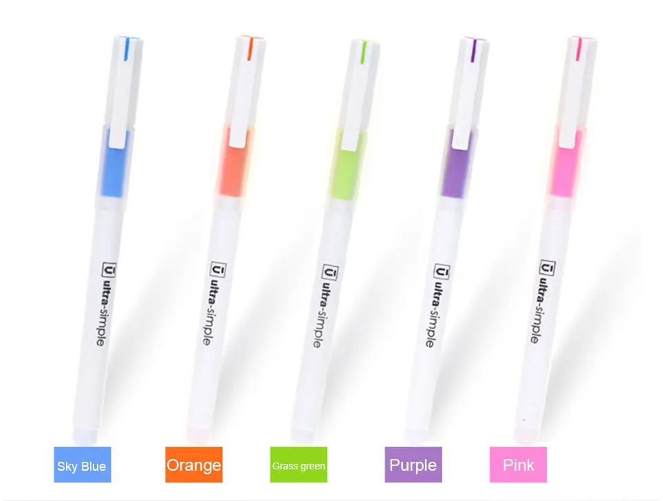 MG 0,5 мм ультра-простая мягкая цветная ручка Креативные фломастеры для письма kawaii набор гелевых ручек подарок школьные офисные канцелярские принадлежности