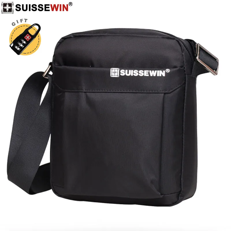 

2018 suissewin brand 3 color nylon small Wear resistant aterproof Shoulder Bags Casual messenger for women and men