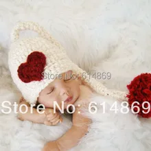 HOTO PROP детская вязаная шапка эльфа NEWBORN-3MTHS