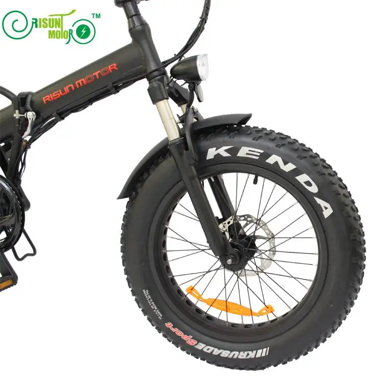 Cheap EU DUTY FREE 48V 500W 8Fun/Bafang Hub Motor 20 Inch Ebike Mini Folding Fat Tire Electric Bicycle With 48V 12.5AH Lithium Battery 3