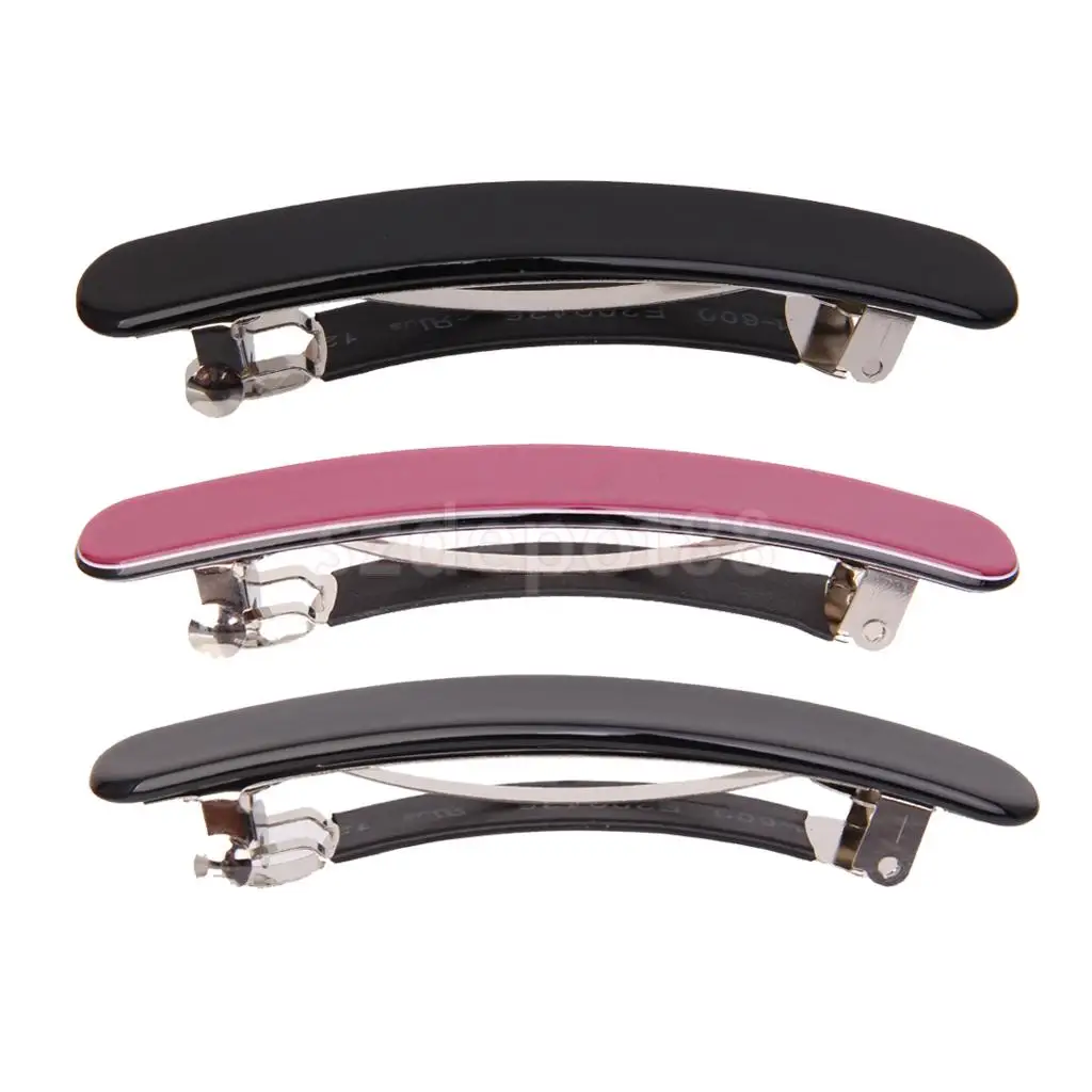 3pcs Fashion Girls Acrylic Hair Clip Barrette Hairpin Ponytail Holder Korean Style Fascinators Headpieces