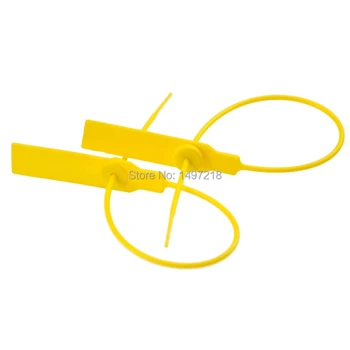 

Hot sale 50pcs/lot 280mm length Plastic tightening security wire seals padlock cable tightener Ties Seal Lock for cargo
