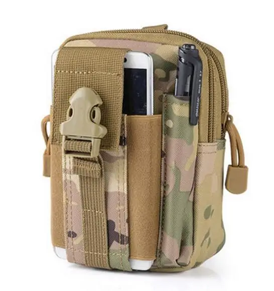 Походная сумка для альпинизма Тактическая Военная поясная сумка кошелек чехол для телефона - Цвет: CP