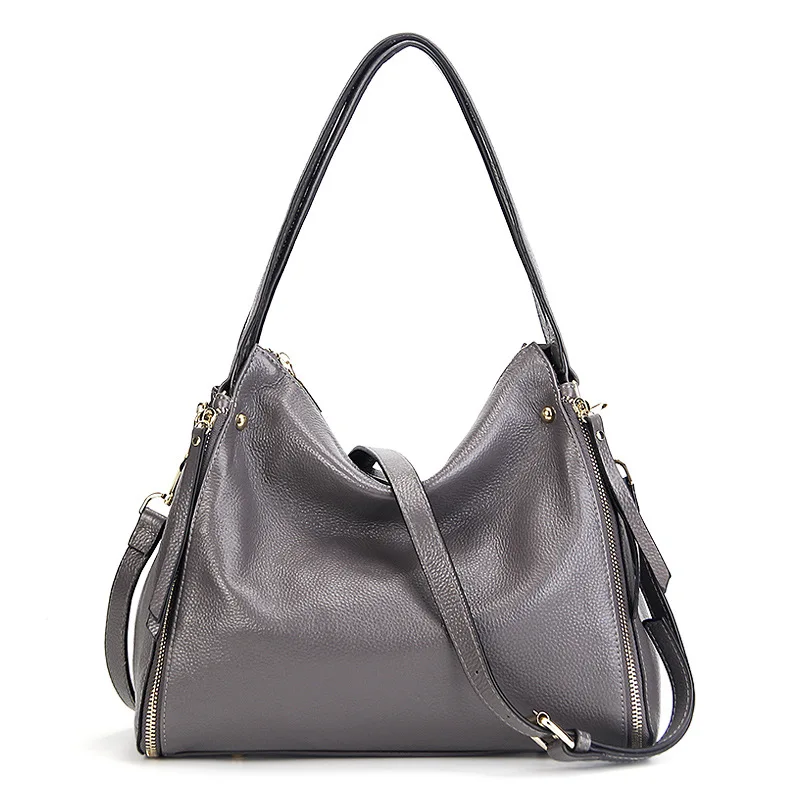 

2019 New soft Natural cowskin women's handbag brand design fashion crossbody bags genuine leather shoulder messenger bags