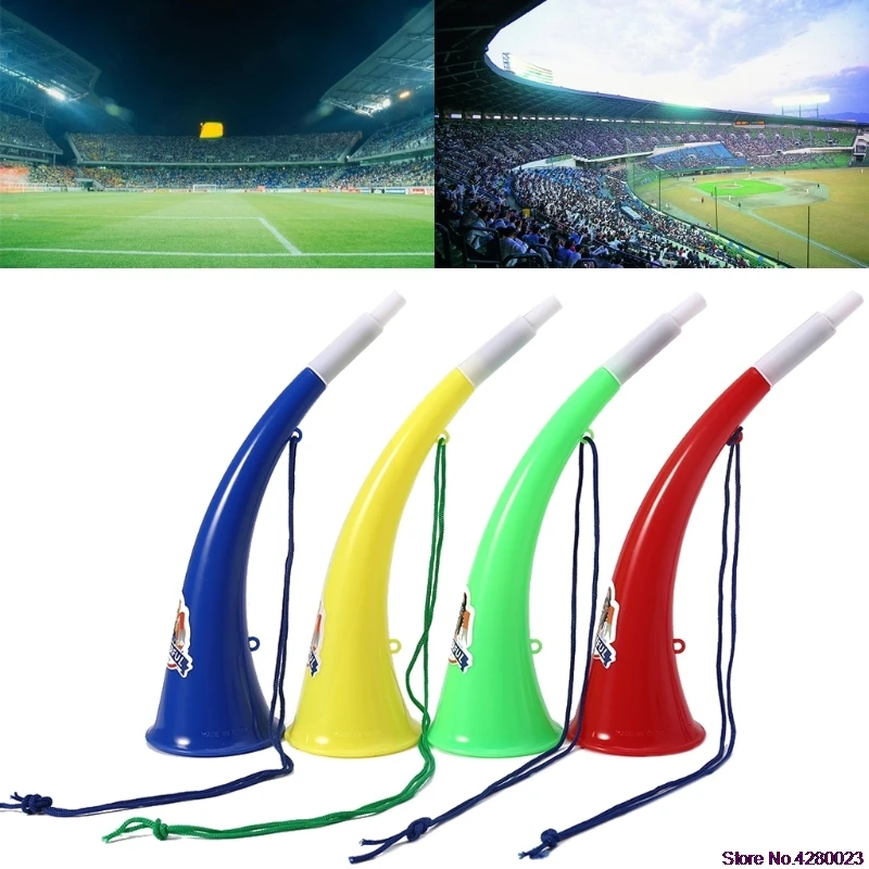 Football Game Fans Cheerleading Props Ox Horn Vuvuzela Kid Trumpet Toy plastic horn,football noise makers