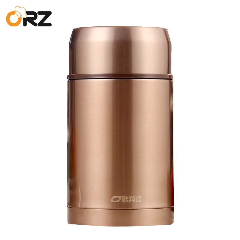 ORZ 850ML Stainless Steel Thermos Lunch Box Leak-Proof Portable Soup Bento Vacuum Insulated Food Storage Container Jar | Дом и сад