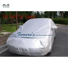 Автомобильные Чехлы, водонепроницаемые, защита от солнца, УФ, пыли, дождя, устойчивые, серые, для Ford FOCUS 2 3 mk2 mk3 KUGA Fiesta Mondeo Ecosport mustang