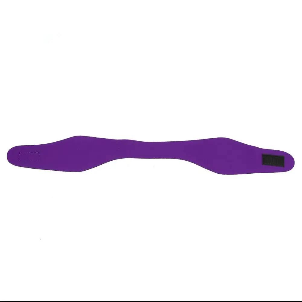 Регулируемые головные повязки для йоги спортивная повязка для головы спортивные принадлежности для йоги танцевальная Байкерская широкая повязка на голову для плавания Защитная Ушная повязка для волос - Цвет: purple
