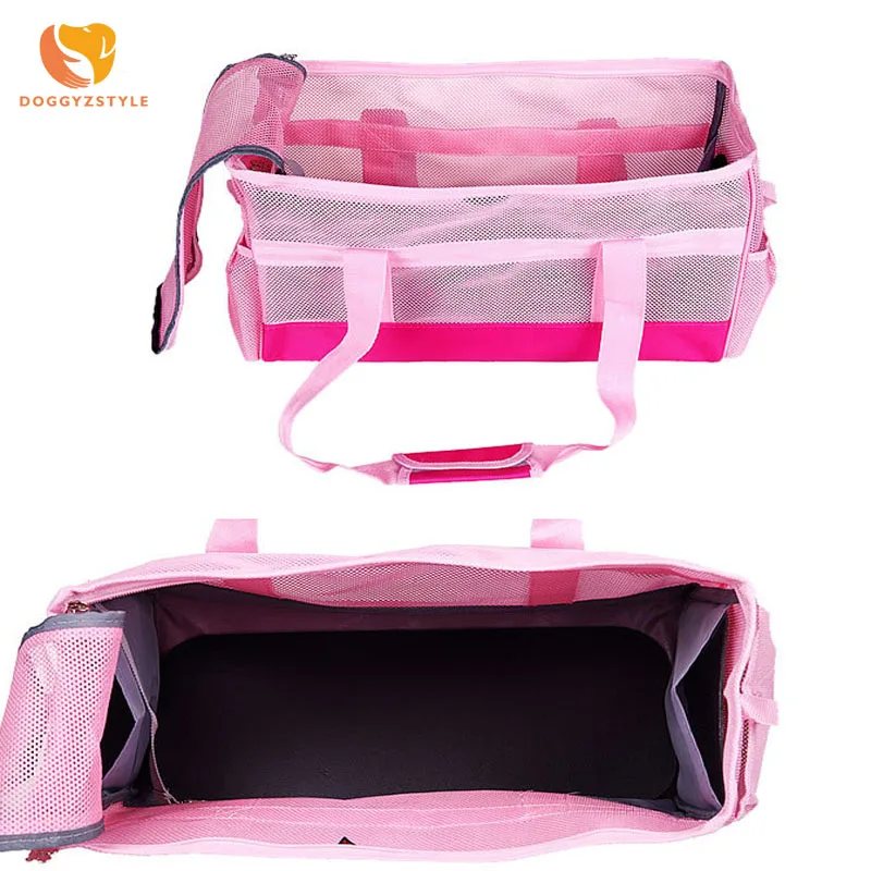 Nylon Breathable Dog Bag Foldable Soft Travel Shoulder Bags Puppy Cat