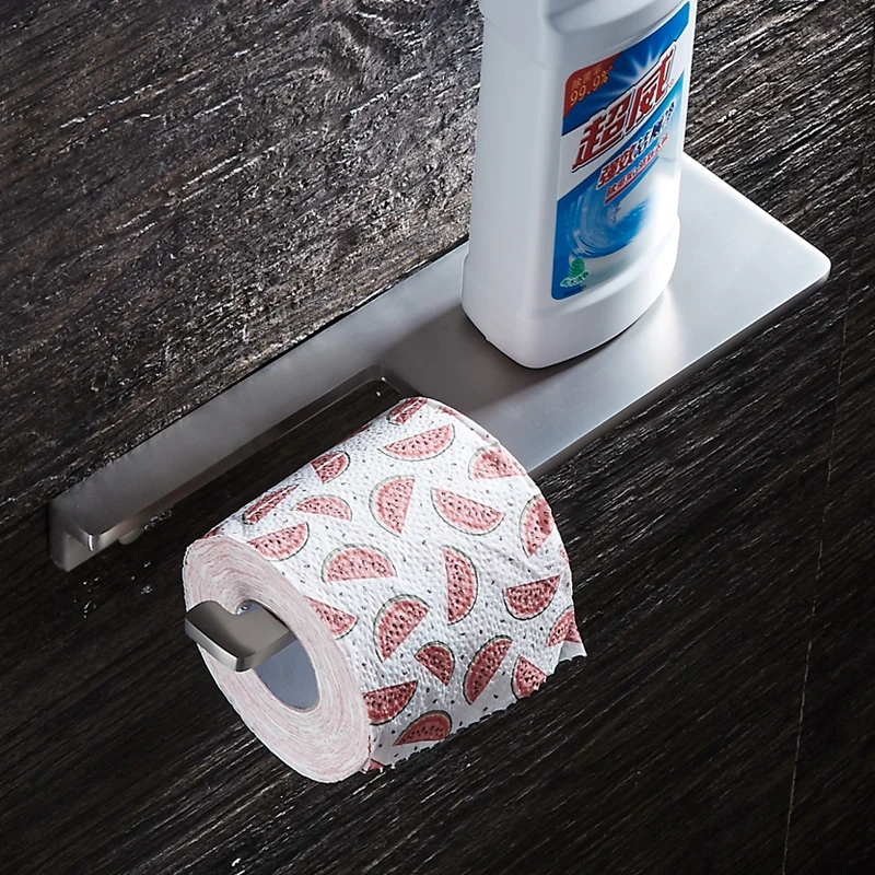Toilet Paper Holder with Shelf Black Creative Bathroom Toilet Roll Paper Holder Wall Mounted Aluminum Tissue Paper Towel Holders Toilet Paper Holder with Shelf Black Creative Bathroom Toilet Roll Paper Holder Wall Mounted Aluminum Tissue Paper Towel Holders