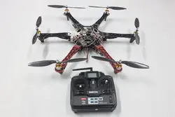 F05114-t F550 Drone FlameWheel комплект с QQ HY ESC Двигатель углерода Волокно винты + Радиолинк 6ch TX RX +