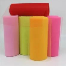 Тюль в рулоне 6 ''* 25 ярдов органза катушка пачка принадлежности для скрапбукинга свадебные DIY вечерние украшения для душа ребенка