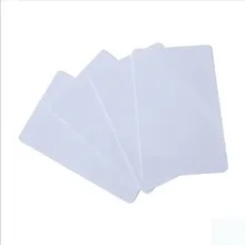 20 шт Водонепроницаемый пустая карта из ПВХ RFID 13,56 МГц ISO14443A карта памяти IC F1108 чипы