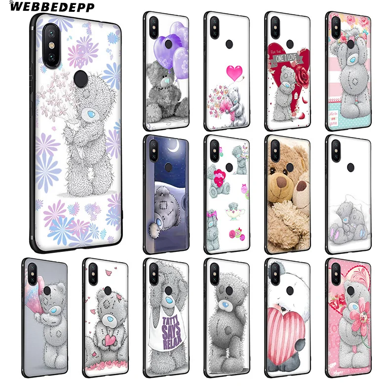 Мягкий силиконовый чехол WEBBEDEPP Teddy Me To You Bear для Xiaomi Redmi Note 7 6 6A 5 4 4X 4A S2 Plus Pro Lite Go |