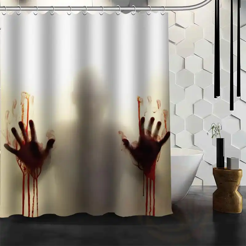 Best Nice Custom The Walking Dead Horrible Shower Curtain Bath Walking Dead Horrible Shower Curtain
