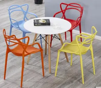 

Tables and chairs Scandinavian table Simple modern Rest area Receiving guest reception Table and Chair combination.