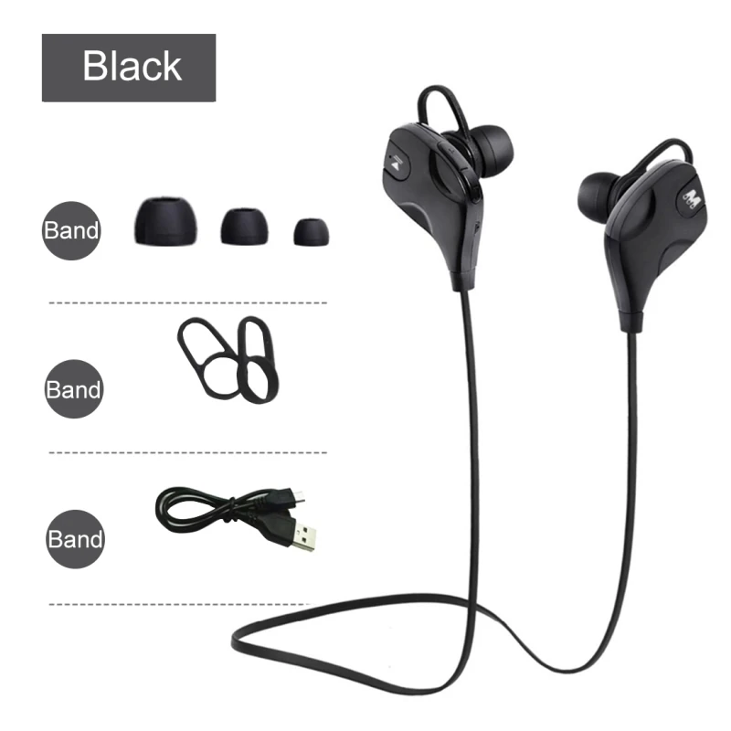 M8 BT V4 2 Wireless Stereo Earphone Ear hook Headset Sport Stereo Headphone Android Smartphone Sports Earphones Running