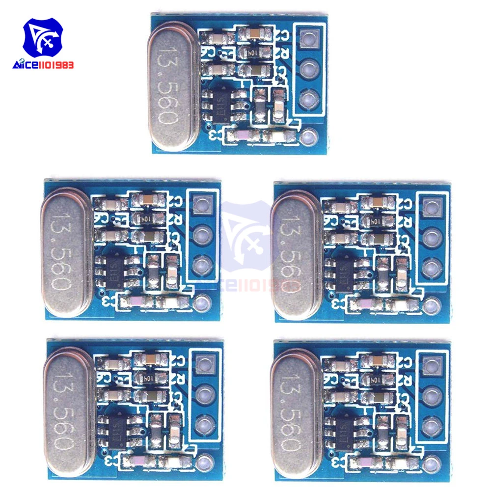 5pcs/lot 433mhz Transmitter Module Syn115 Ask Wireless Module ...