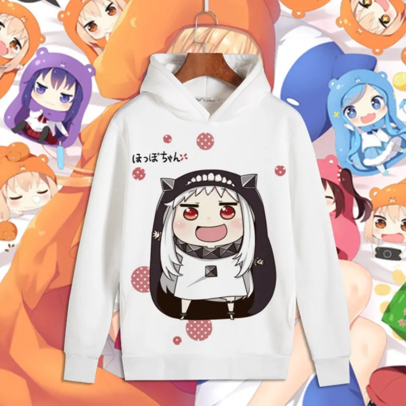 Himouto! Umaru-chan косплей мультипликационный персонаж дома Умару принт пуловер Толстовка толстовки для мужчин и женщин унисекс флисовая толстовка для осени