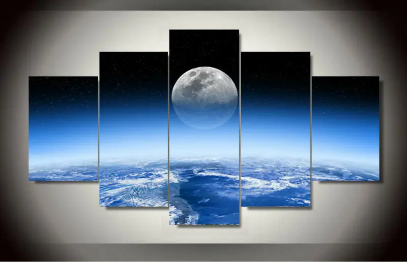 Moon painting Wall Art Picture Home Decoration paintings for living