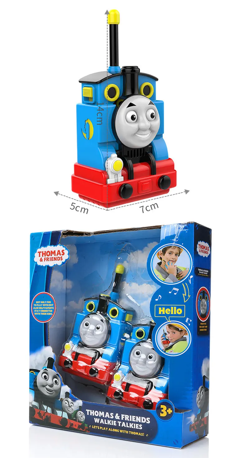 Детская рация Thomas& Friends, открытая Беспроводная система для чтения звонков, интерактивные игрушки для родителей и детей