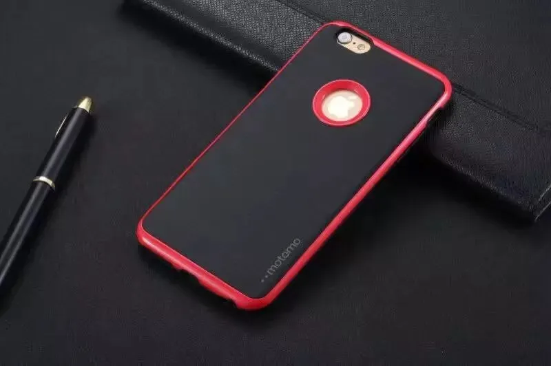 Матовый противоударный чехол MOTOMO для iphone 7 i7 iphone7 6 6s Plus 5S SE Samsung Galaxy S7 S6 Edge PC + TPU 200