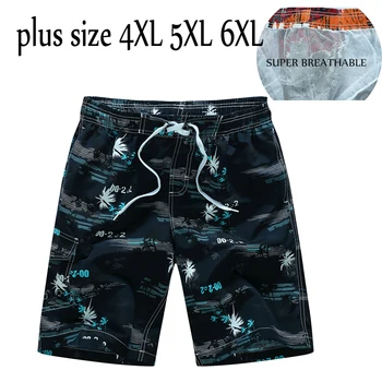 

Plus Size 5XL 6XL Mens Shorts Summer Floral Printed Hip Hop Beach Shorts Male Boardshort Swimsuit Brand Bermuda Board Casual