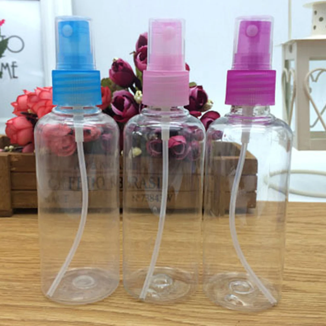 Portable&Convenient Small Plastic Spray Refillable Bottles Perfume