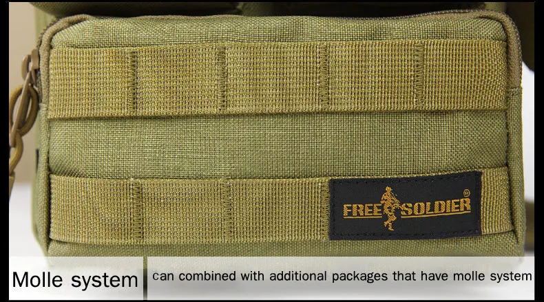 Free Soldier Outdoor Hiking Camping Cordura Single-shoulder Bag