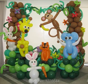 

Long strip latex balloons Wedding party decorations kids Magic balloons DIY free creation Mix color Thick 1.5g 200pcs/lot