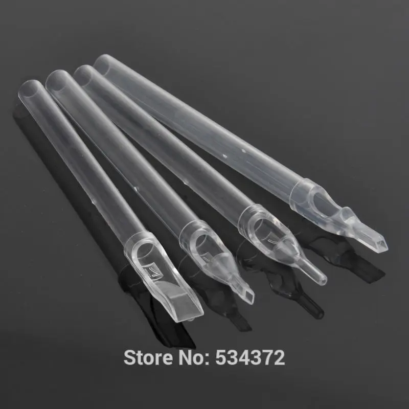 

NEW box Long Tubes Tips Transparent Sterile Disposable Tattoo Tips