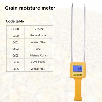 

Digital moisture meter Portable Grain Moisture Meter TK100S Use for Corn Wheat Rice Bean Wheat Flour