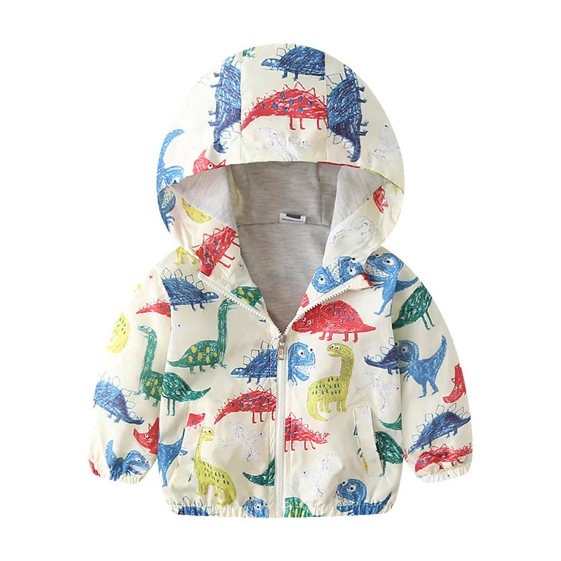 remarkable  Benemaker Spring Summer Rainbow Windbreaker For Girl Boy Colorful Cartoon Coat Children Jackets 2-8