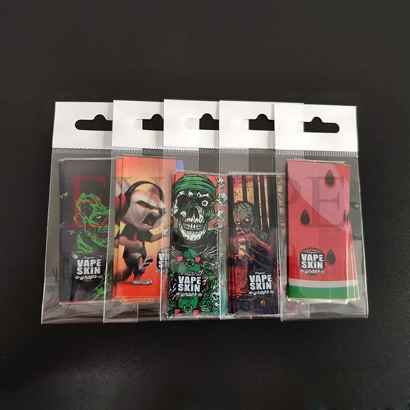 

10pcs/lot 331332 protector skin sticker for e cigarette battery 18650 20700 battery protected wrapper super hero battery wrap