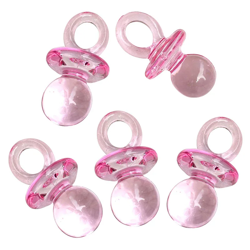 30pcs Mini Acrylic Baby Pacifiers Feeding Dummies Decoration Dummy