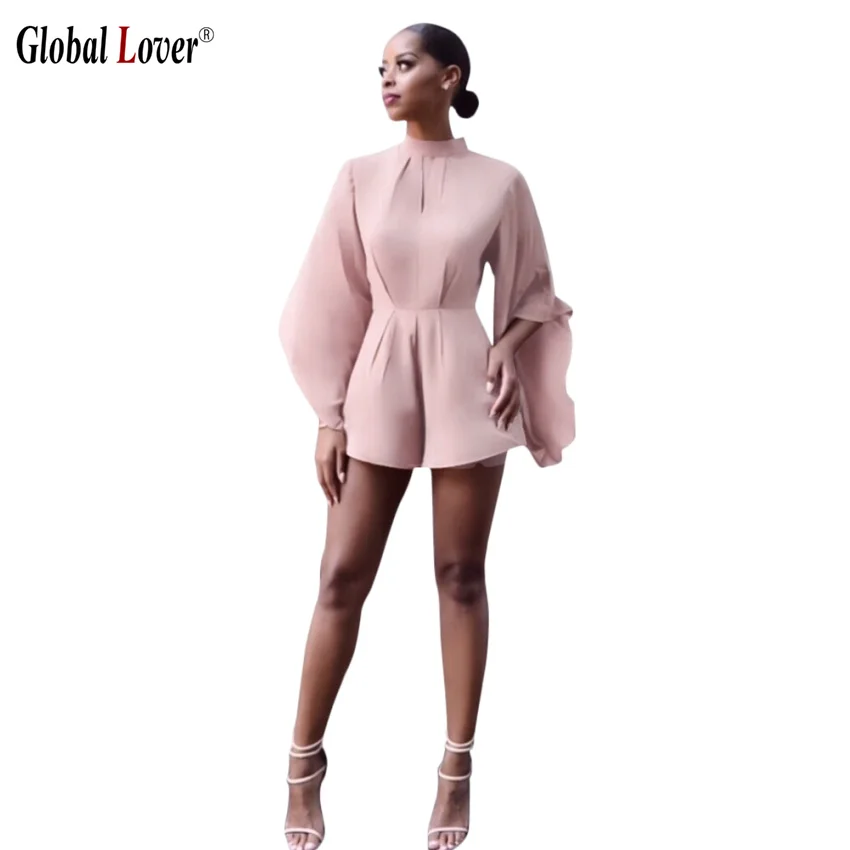 Global Lover Summer Style Backless Bodysuit Sexy Plus Size