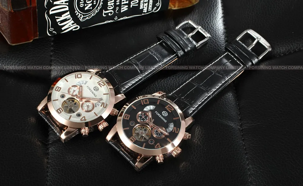 de forma para menwith preto pulseira de