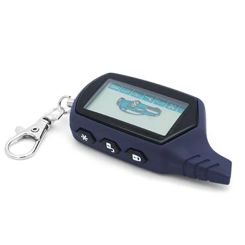 

10PCS A 91 LCD Remote Control Key Chain For Russian Version Vehicle Security Two Way Car Alarm System Starline A91 Keychain Fob