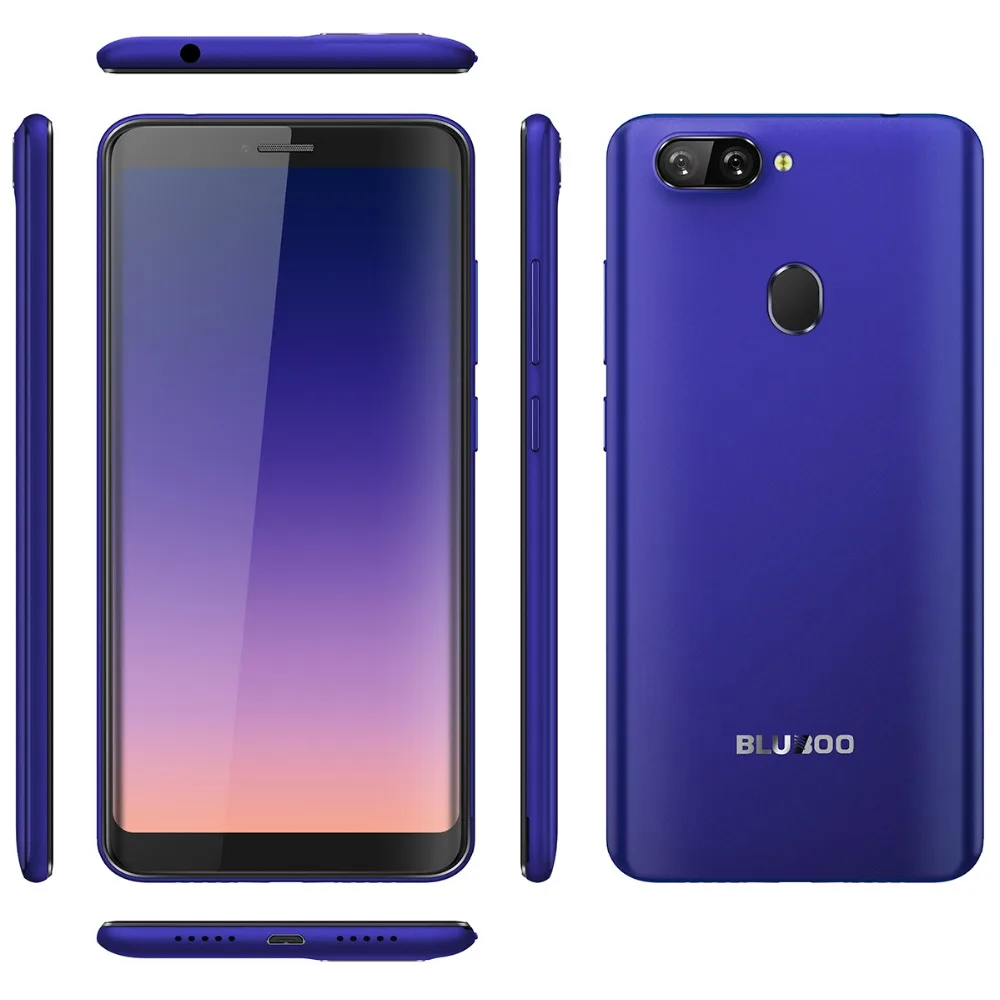 BLUBOO D6 WCDMA 3G teléfonos móviles de 5,5 pulgadas Android 8,1 2 GB RAM 16 GB ROM MT6580A Quad Core Dual SIM teléfono inteligente Dual 5MP cámara trasera BLUBOO D6 WCDMA 3G teléfonos móviles de 5,5 pulgadas Android 8,1 2 GB RAM 16 GB ROM MT6580A Quad Core Dual SIM teléfono inteligente Dual 5MP cámara trasera
