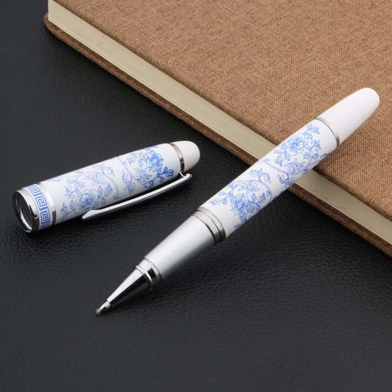

Hot New Chinese Blue and White Porcelain Pattern Rollerball pen